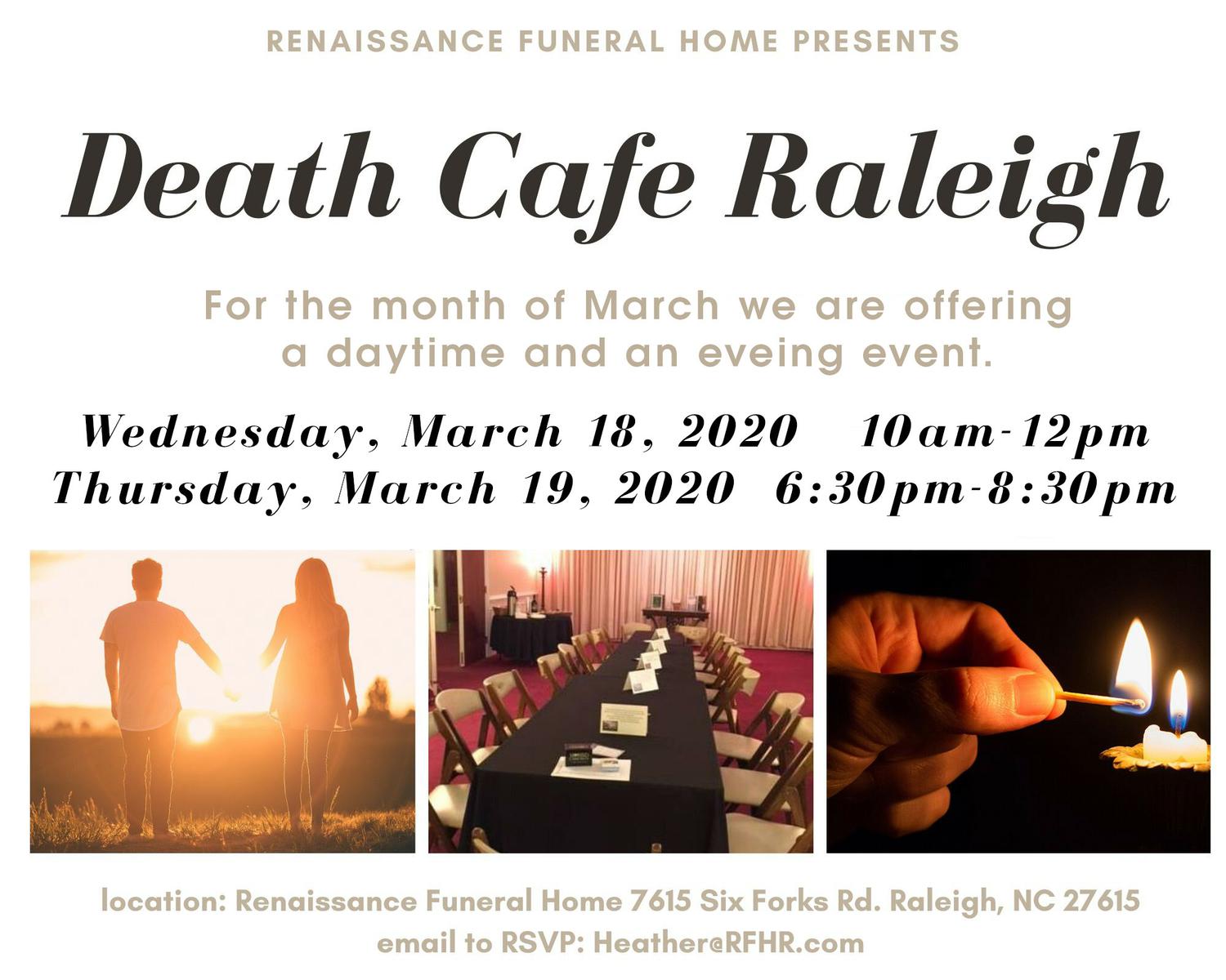 Death Cafe Raleigh-CANCELED