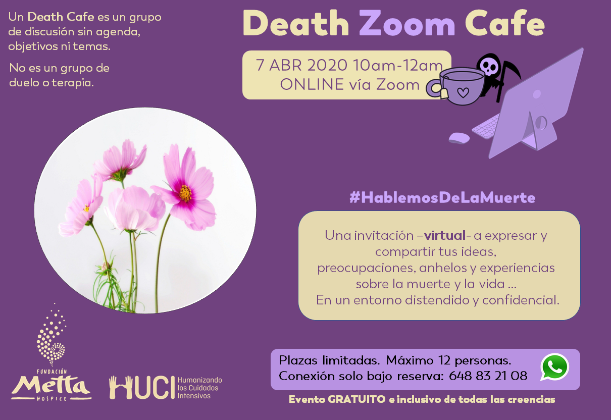 [Zoom] Death Cafe en Orba, Alicante (ESPAÑOL)