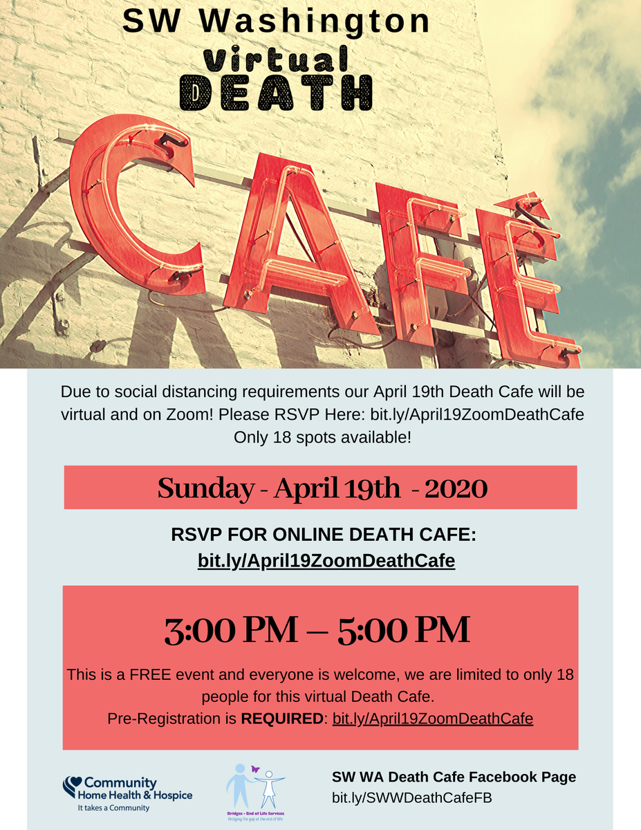 SW Washington Virtual Death Cafe