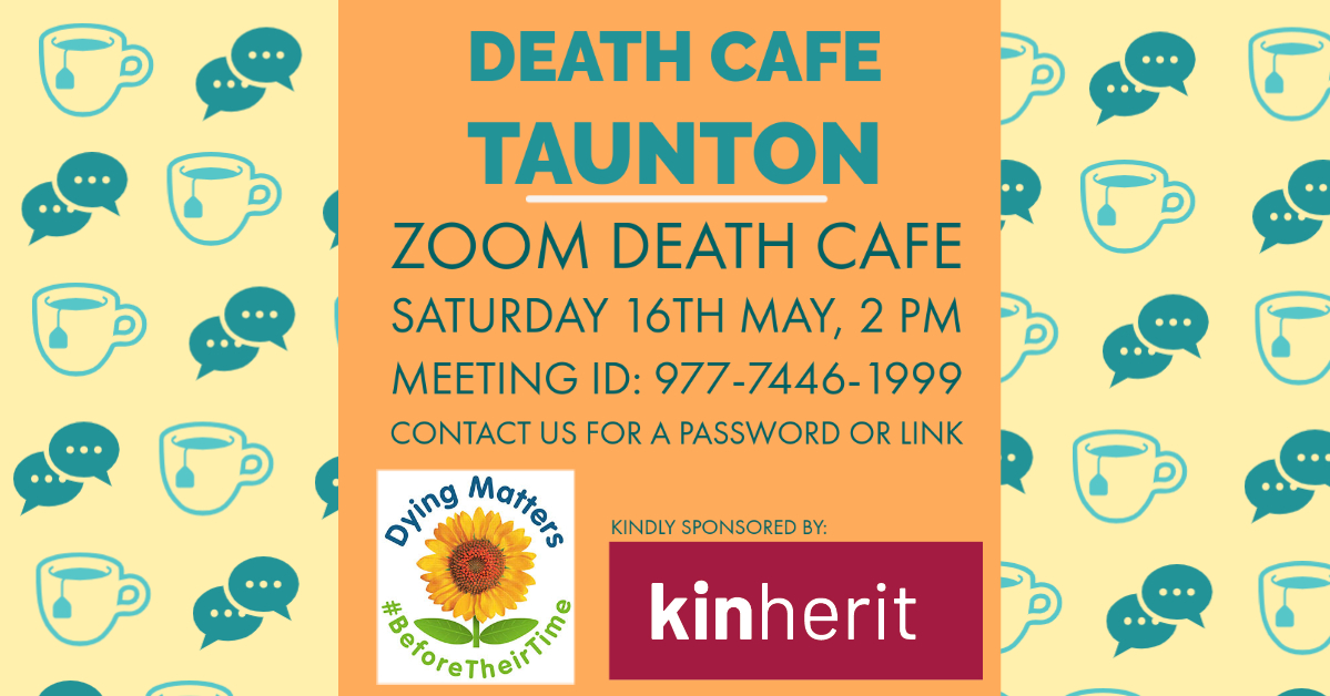 Death Cafe Taunton Zoom Cafe