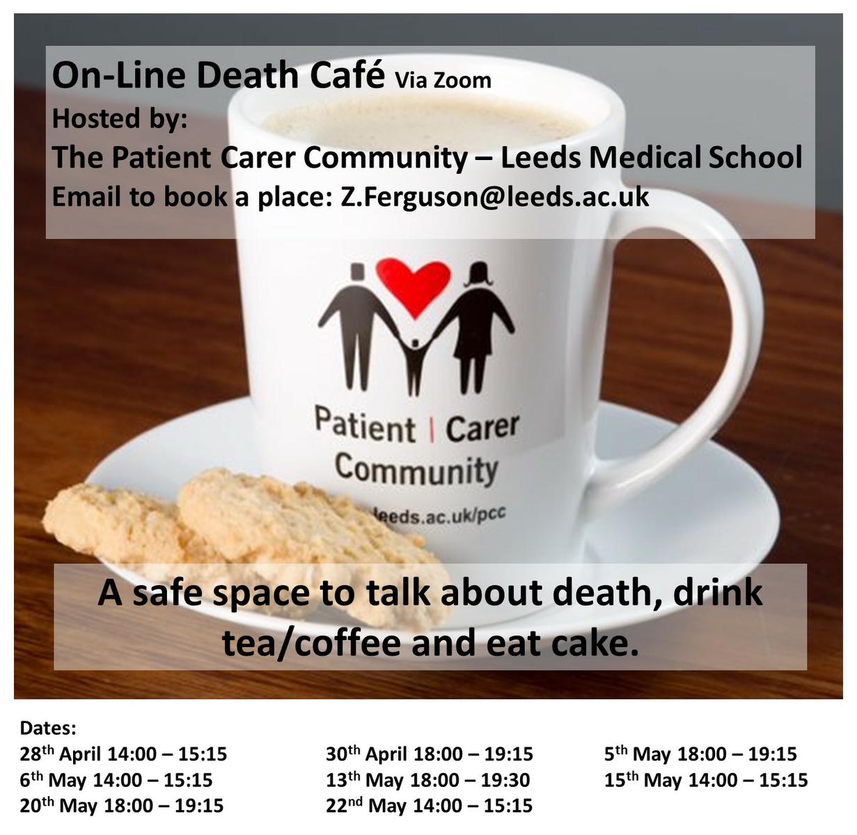 On-line Death Cafe - West Yorkshire 30th April