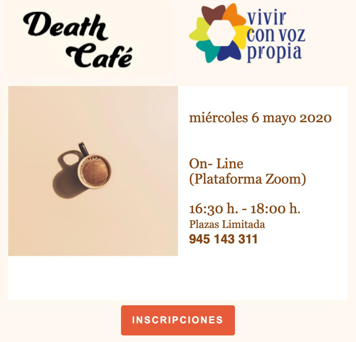 Death Cafe Vitoria-Gasteiz Online