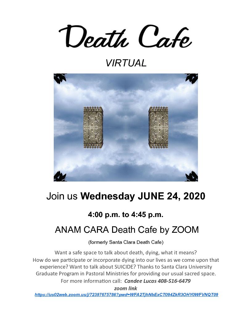 ANAM CARA Death Cafe Online PST