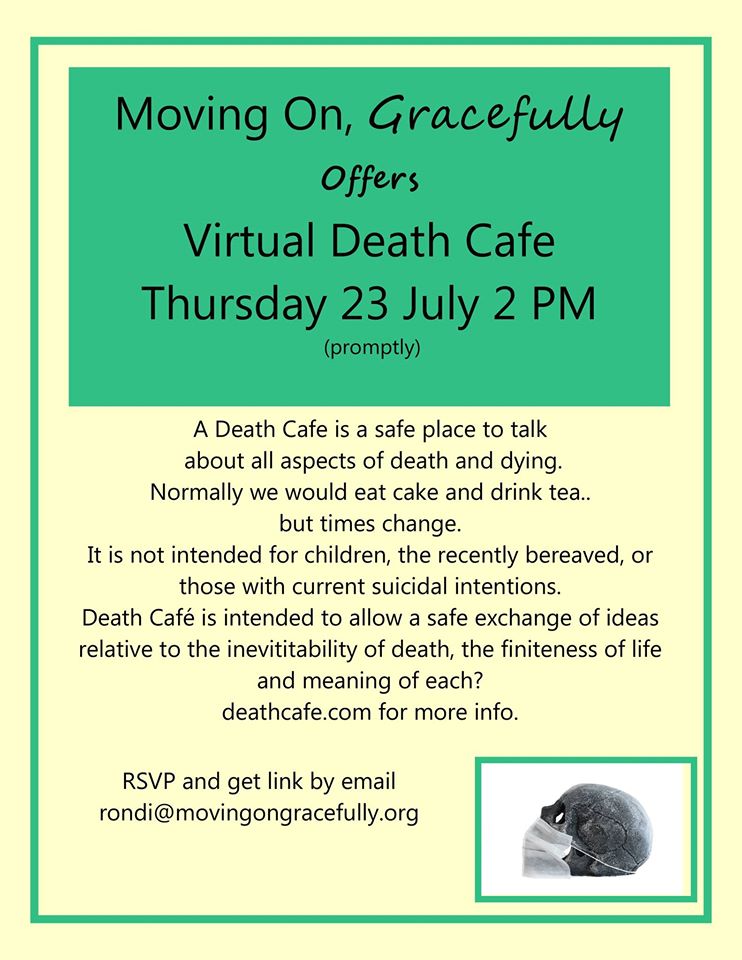 July Virtual Death Cafe EST