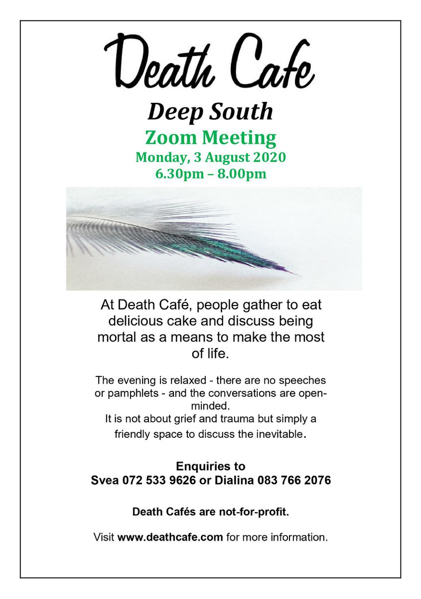 Virtual Death Cafe - Deep South- South Africa