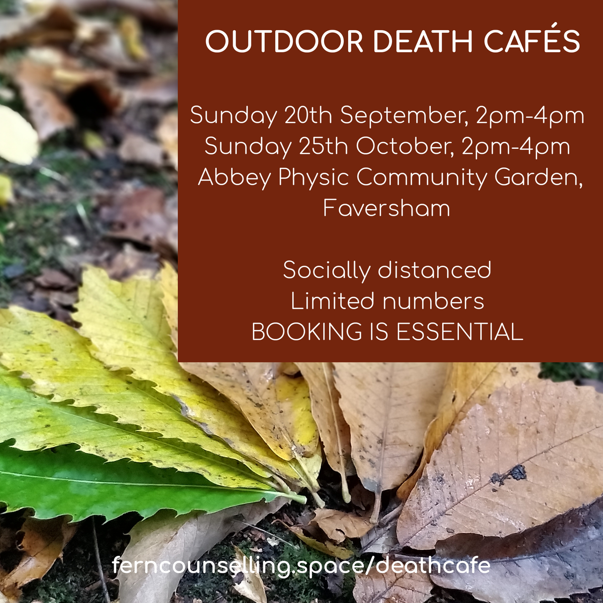 CANCELLED - Faversham OUTDOOR Death Cafe