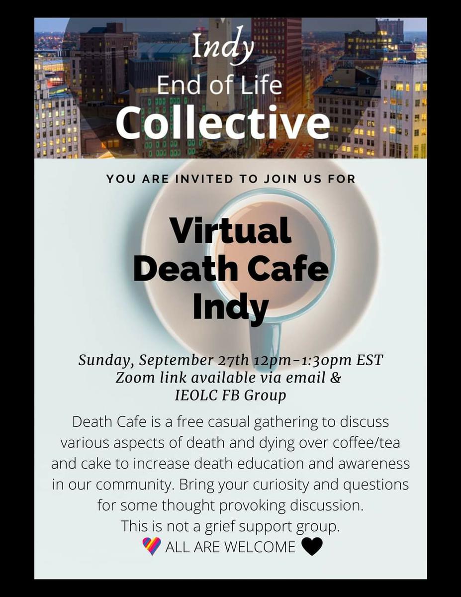 Death Cafe Indy  Virtual EDT
