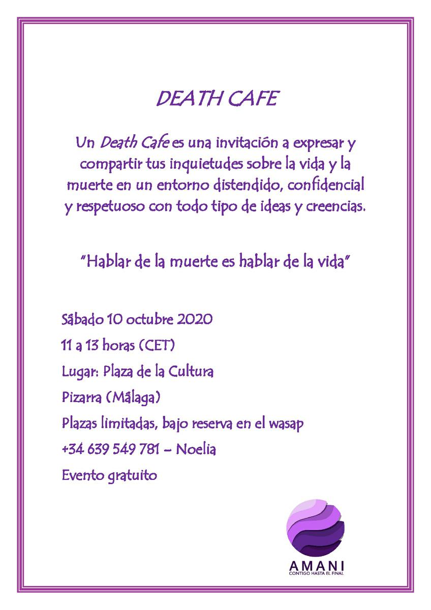 Death Cafe Pizarra