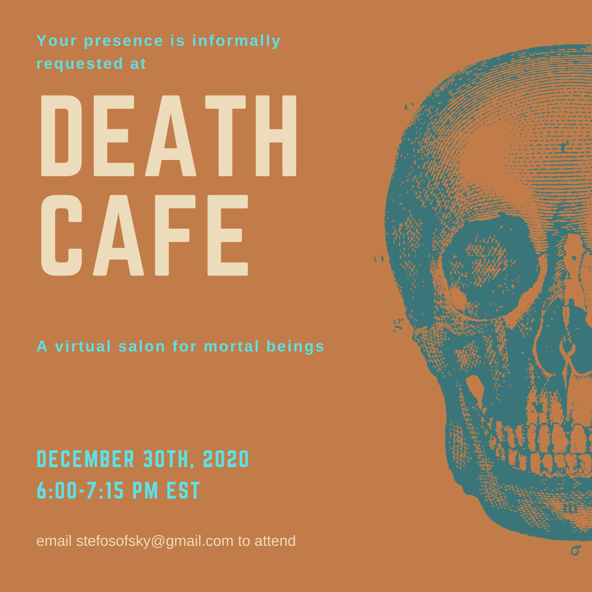 Virtual Death Cafe - EST