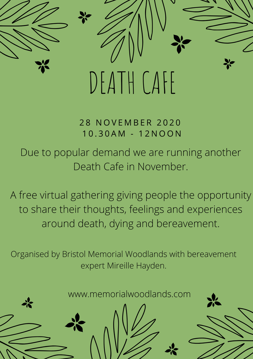 Bristol Memorial Woodlands VIRTUAL GMT Death Cafe
