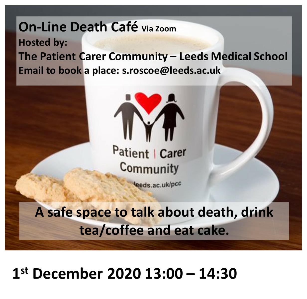 On-line Death Cafe - GMT-West Yorkshire