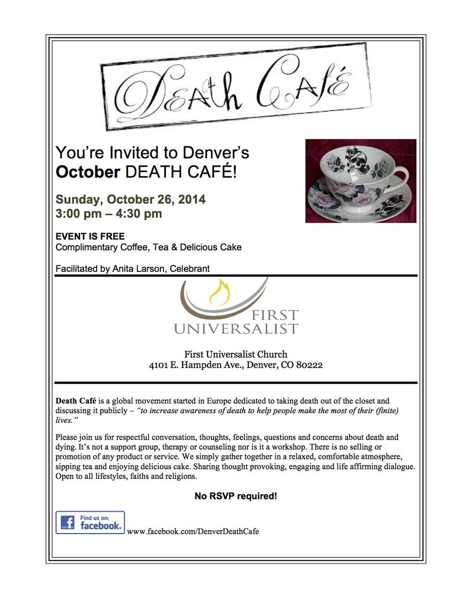 Denver Death Cafe-October