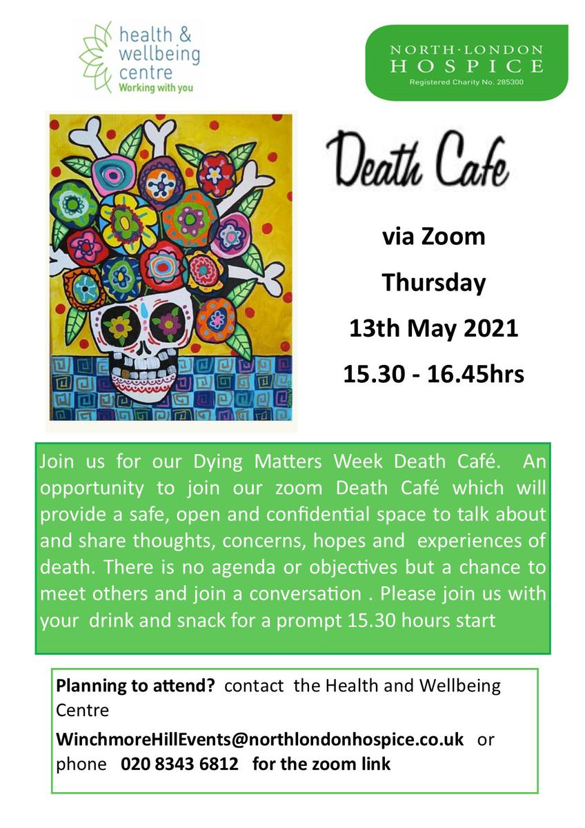 North London HospiceOnline Death Cafe BST