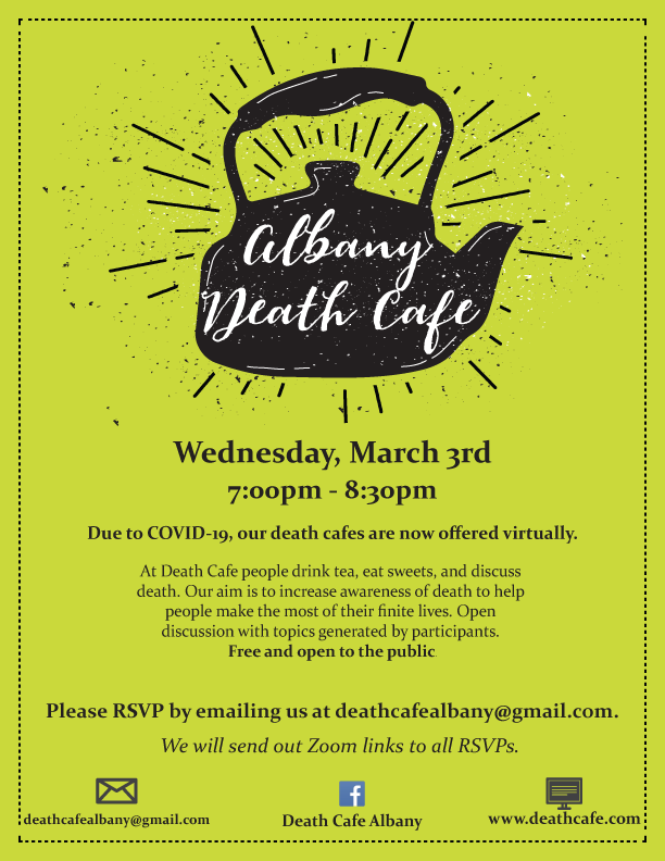 Death Cafe Albany via Zoom EST
