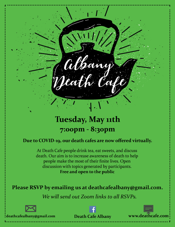  Virtual Death Cafe Albany EDT
