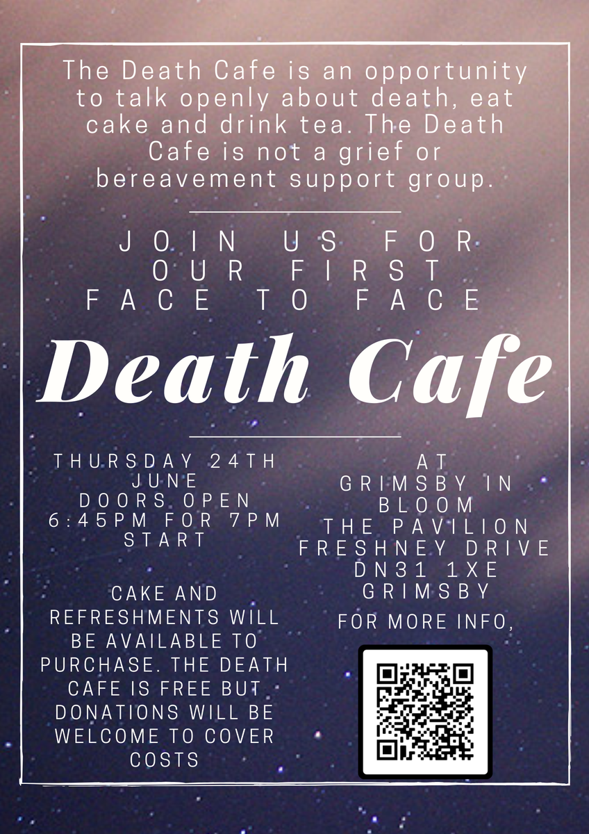  Grimsby, Online Death Cafe BST Lets Talk About Death
