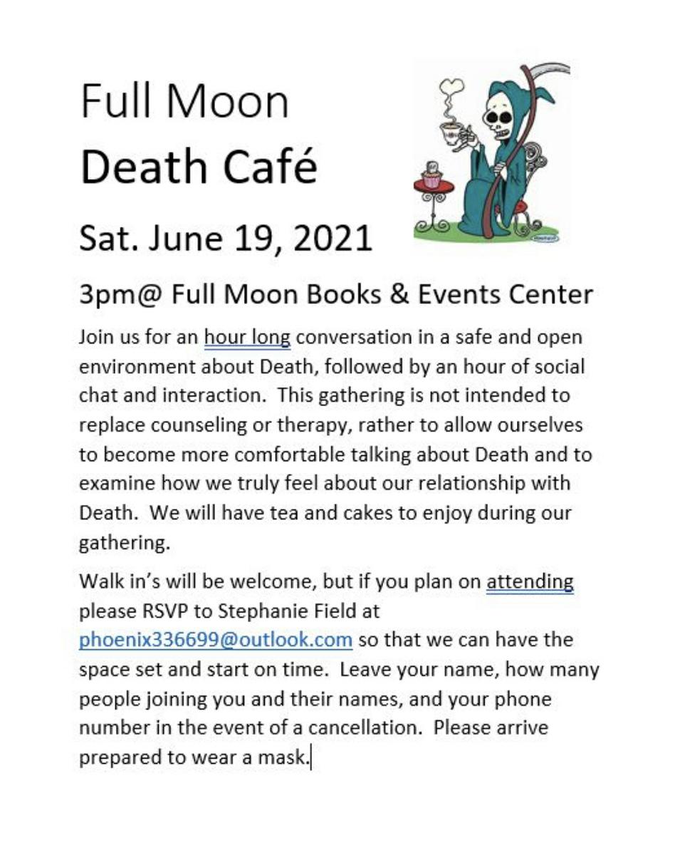 Full Moon Death Cafe Lakewood CO