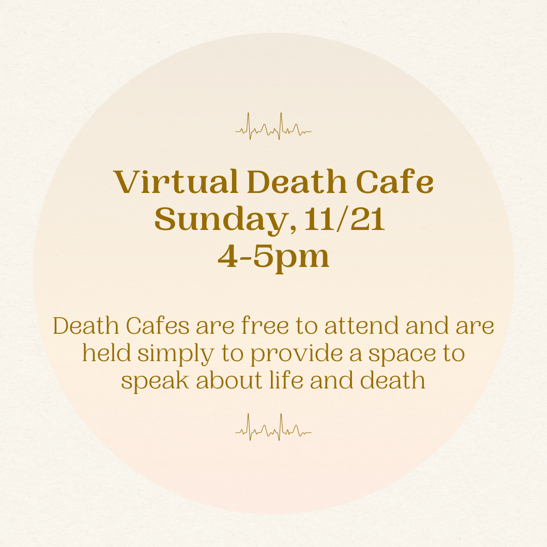 Virtual Death Cafe - EST
