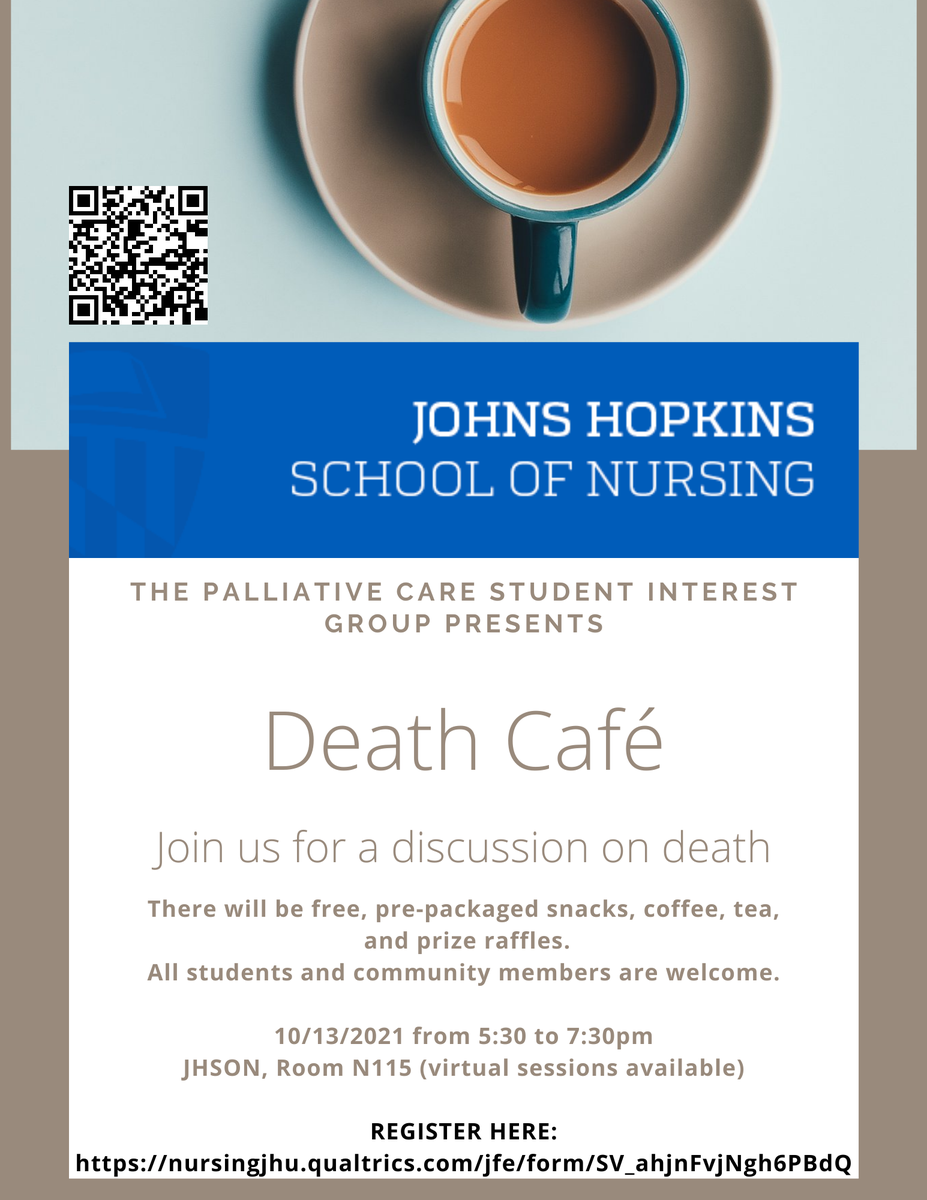 Death Cafe Baltimore with Nursing and Medical Students