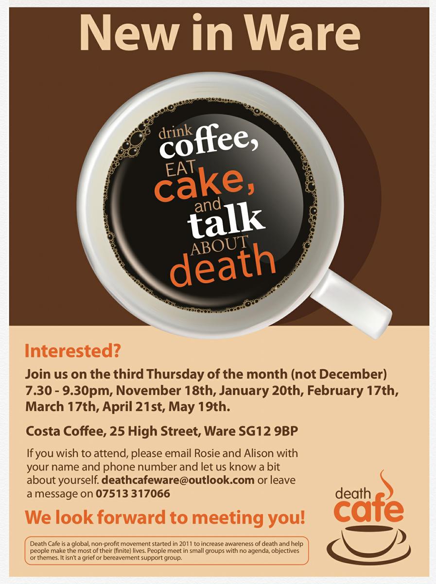 Death Cafe in Ware UK
