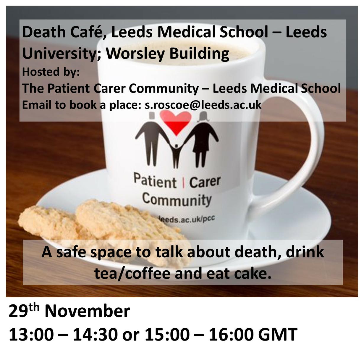 Face to Face Death Cafe in West Yorkshire