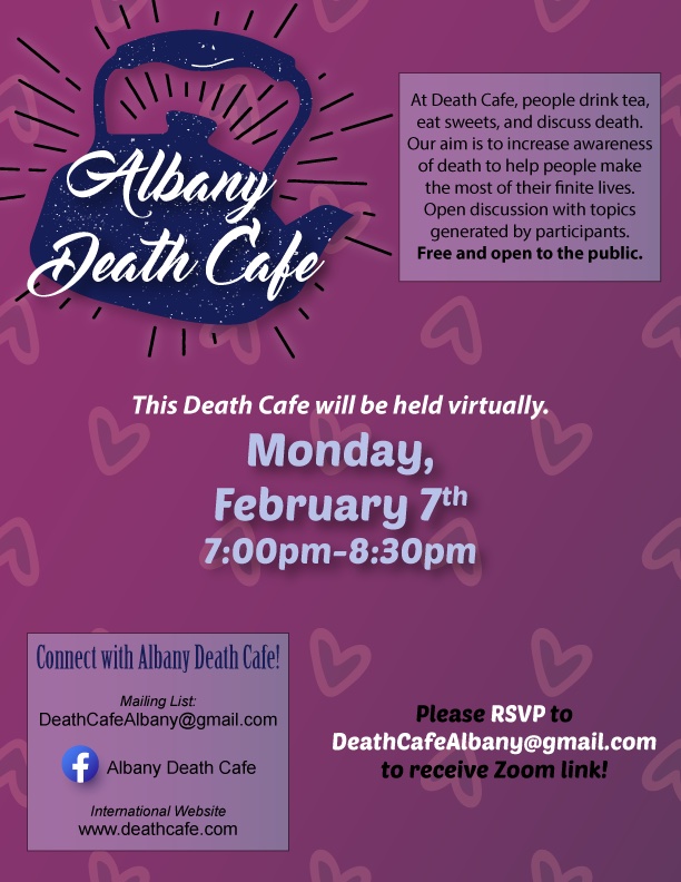 Death Cafe  Albany via Zoom EST