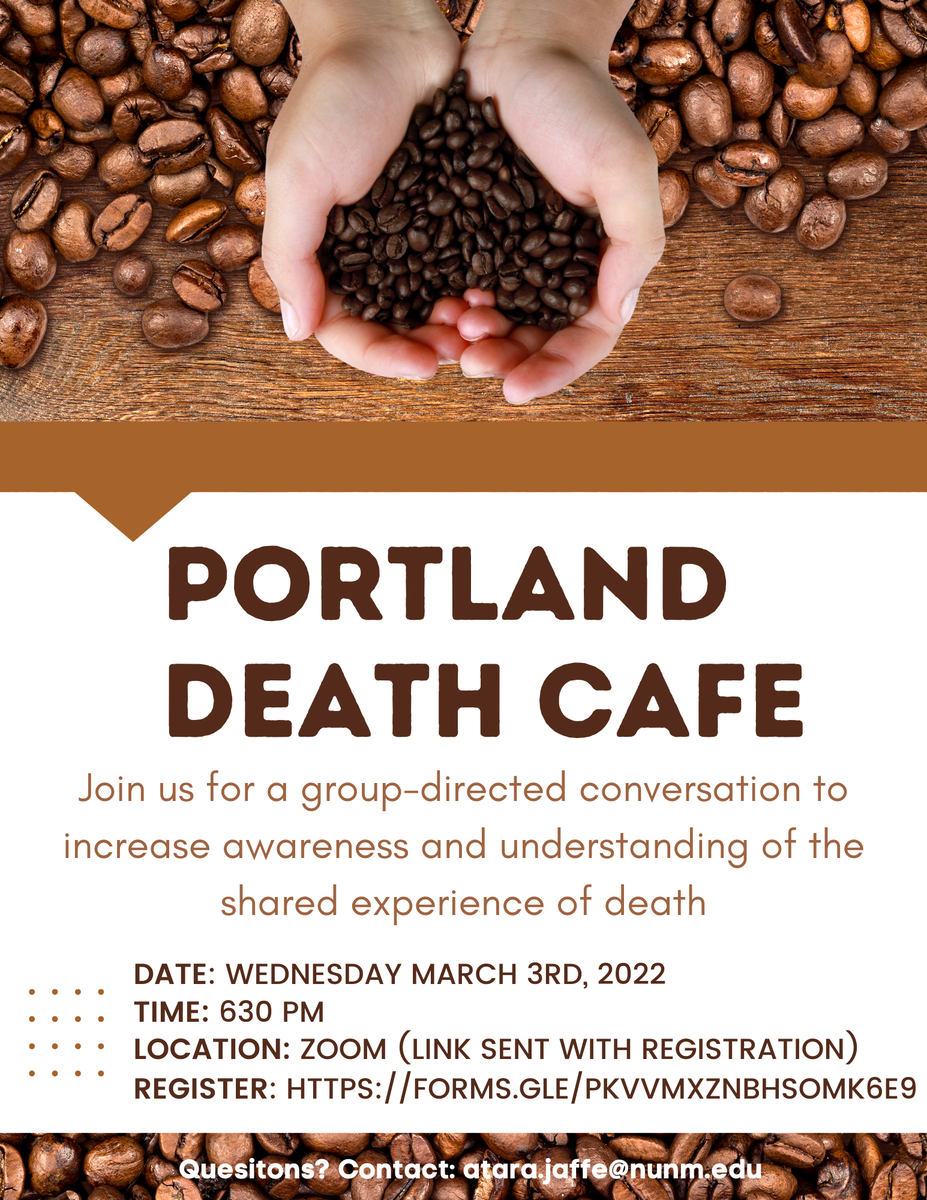 Portland Online Death Cafe PST