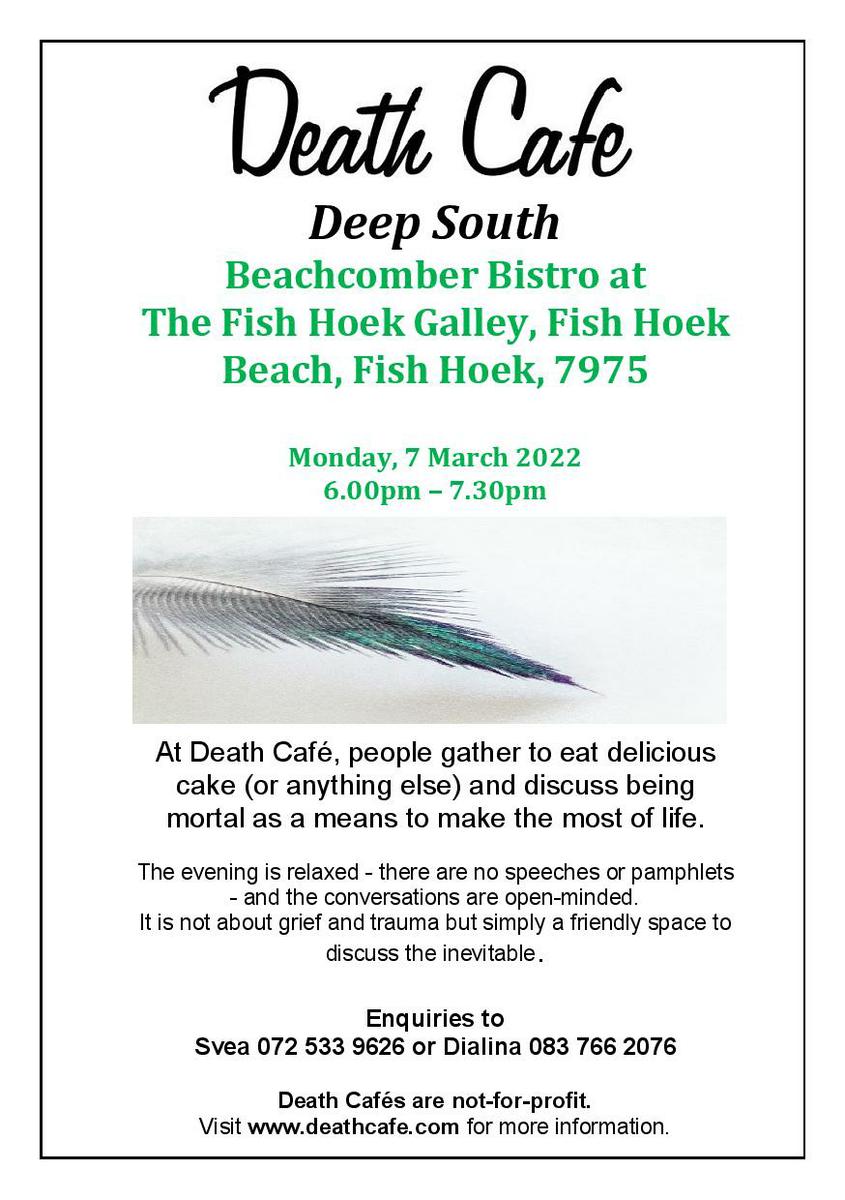 Fish Hoek Death Cafe Deep South - South Africa