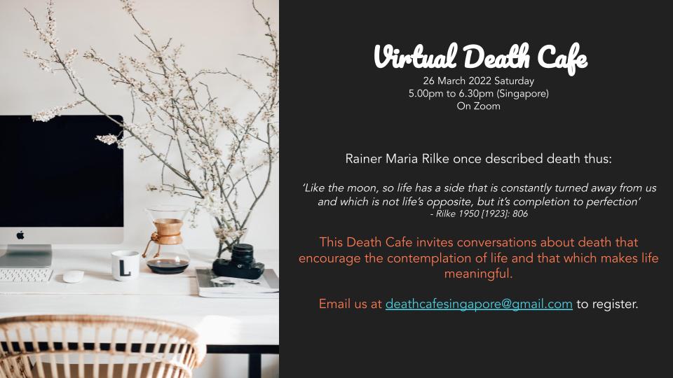 Online Death Cafe Singapore
