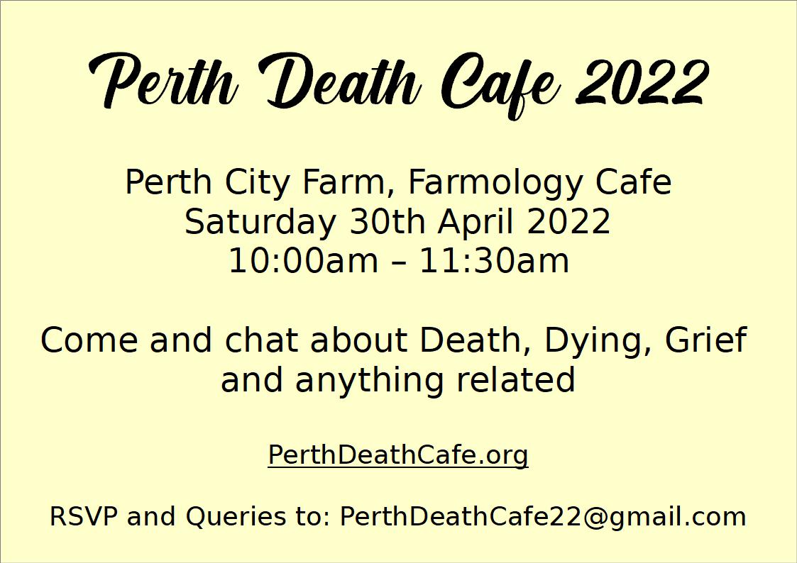 April Perth Death Cafe 2022