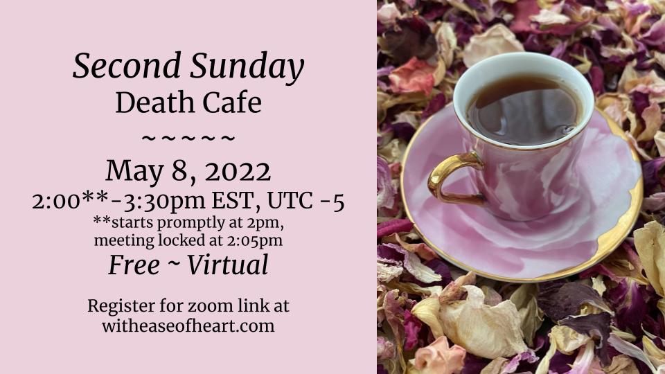 2nd Sunday Online Death Cafe EDT