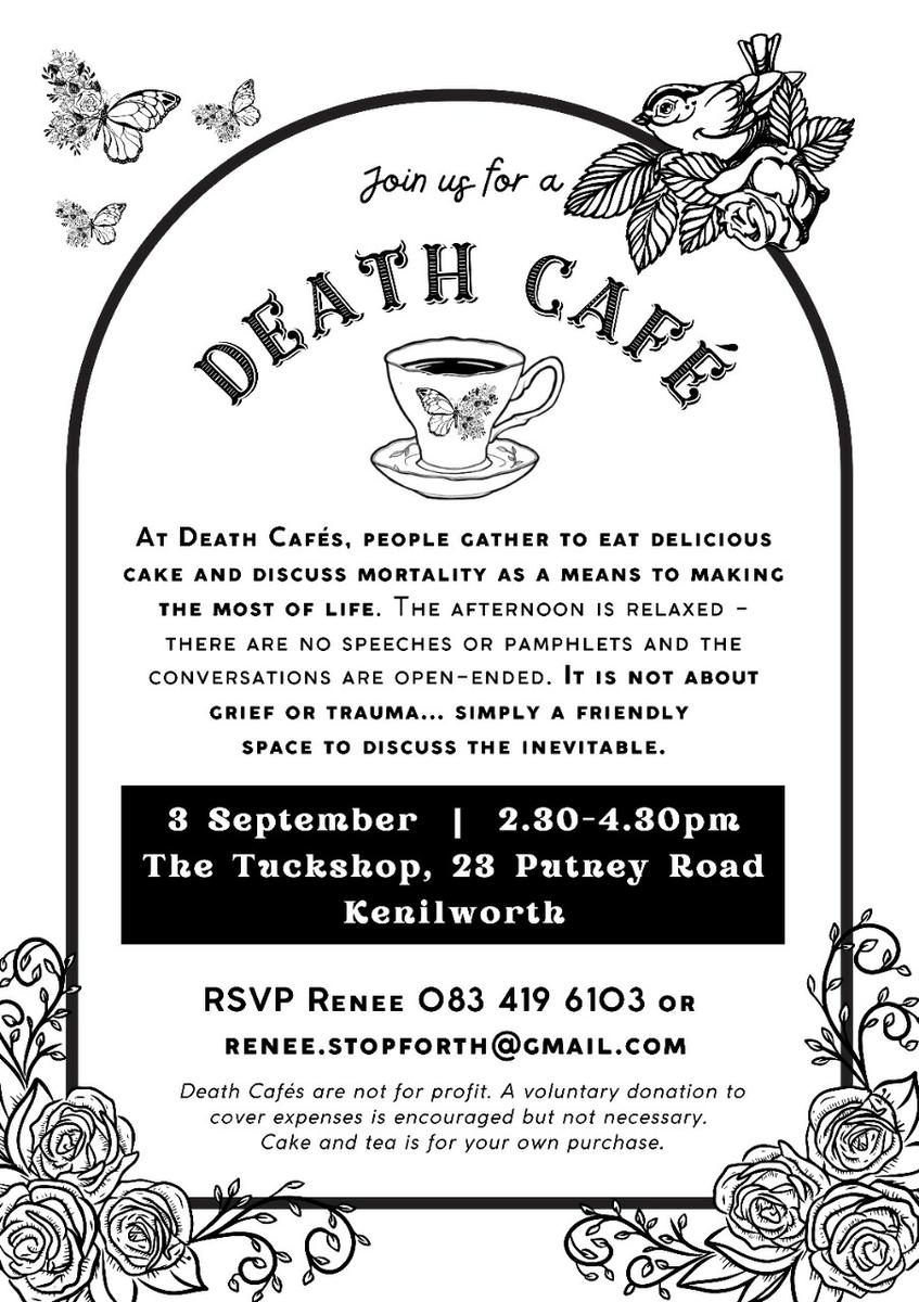 Cape Town Death Cafe on Saturday
