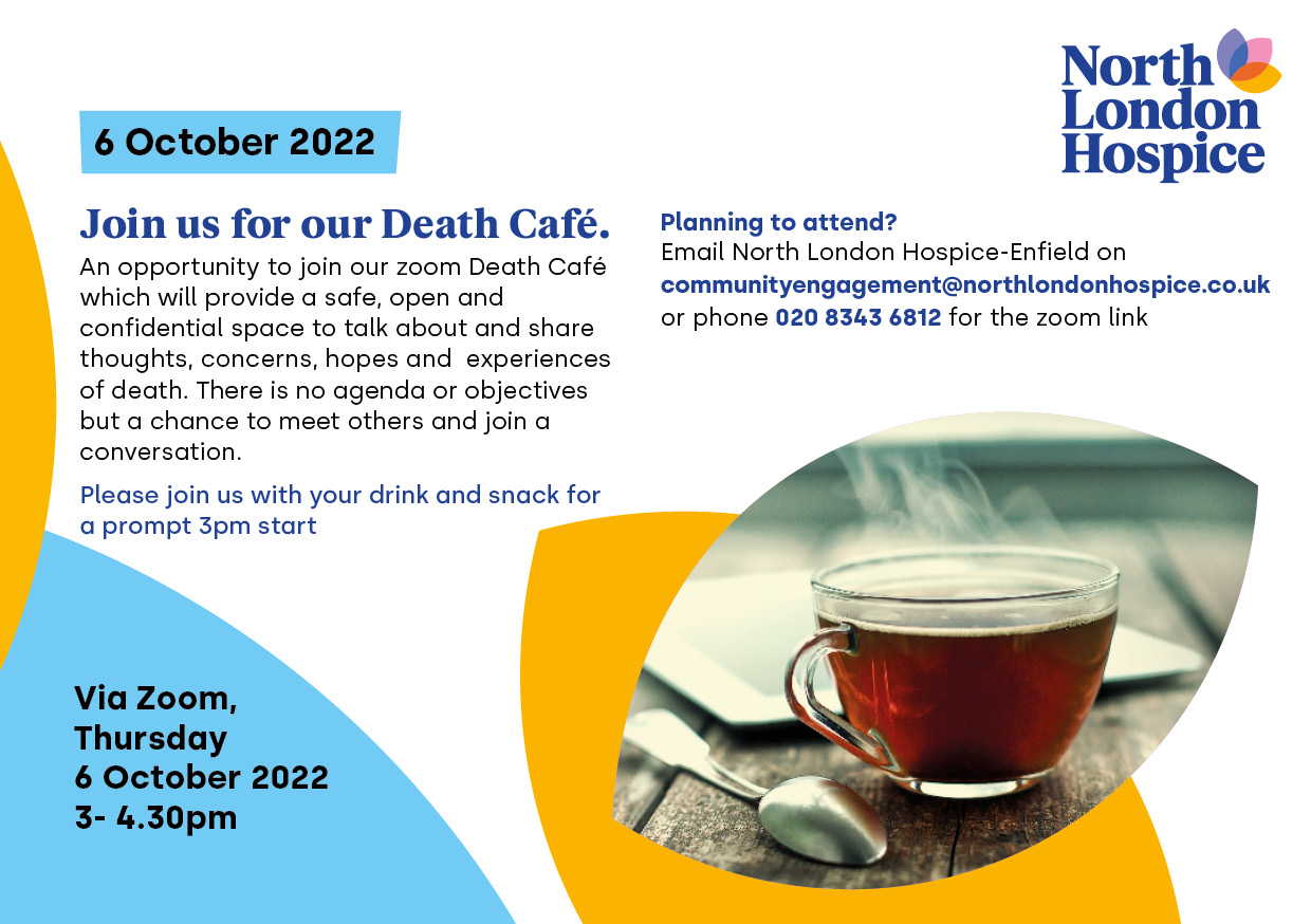 North London Hospice Online Death Cafe BST