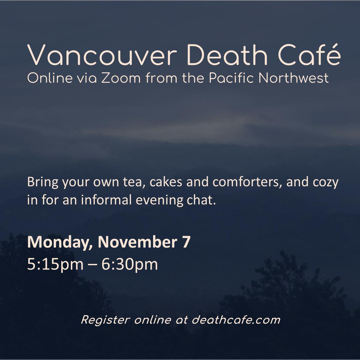 Virtual Vancouver Death Cafe