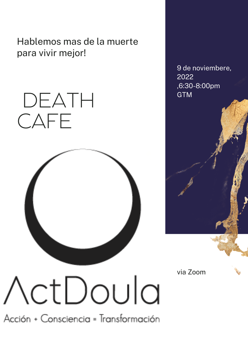Online Act doula Death Cafe GMT