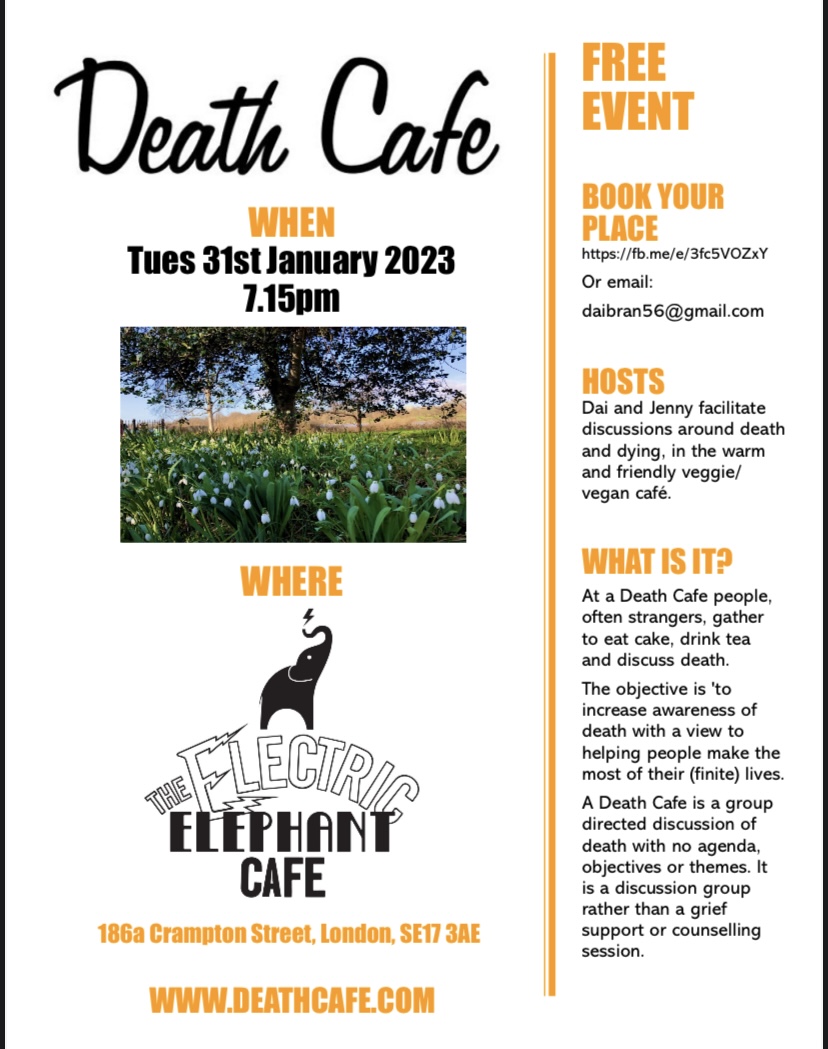 Death Cafe at the Electric Elephant
