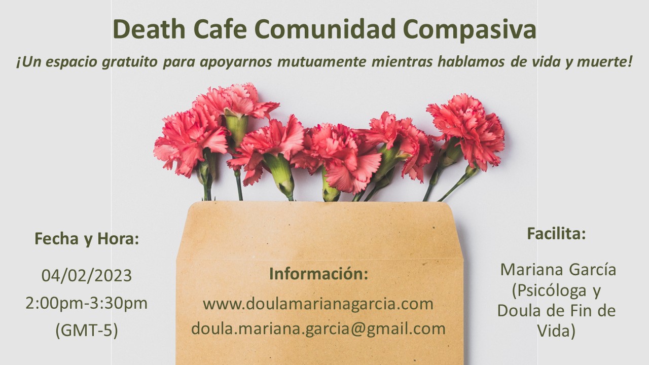 Online Death Cafe Comunidad Compasiva