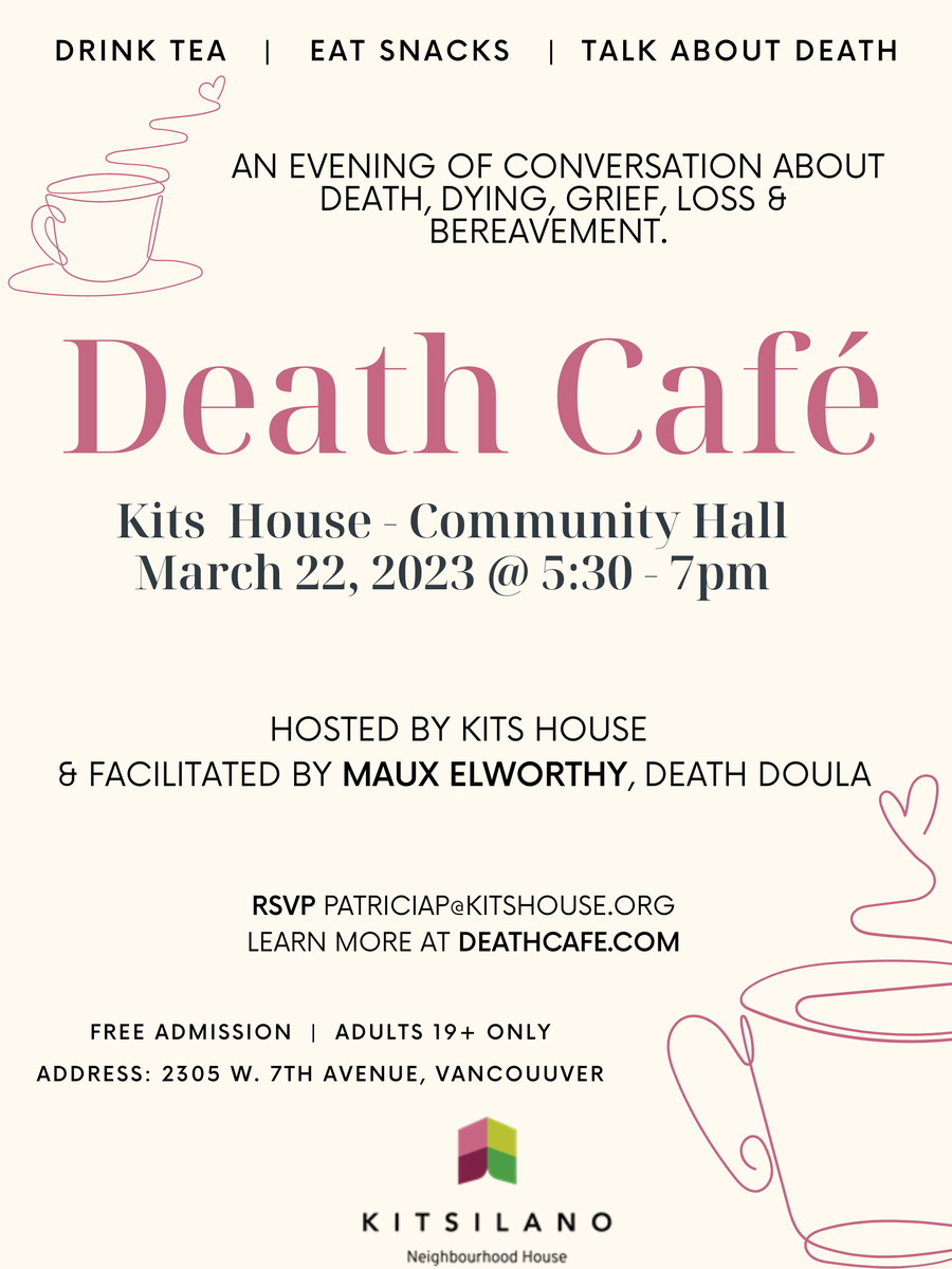 Death Cafe at Kits House Vancouver