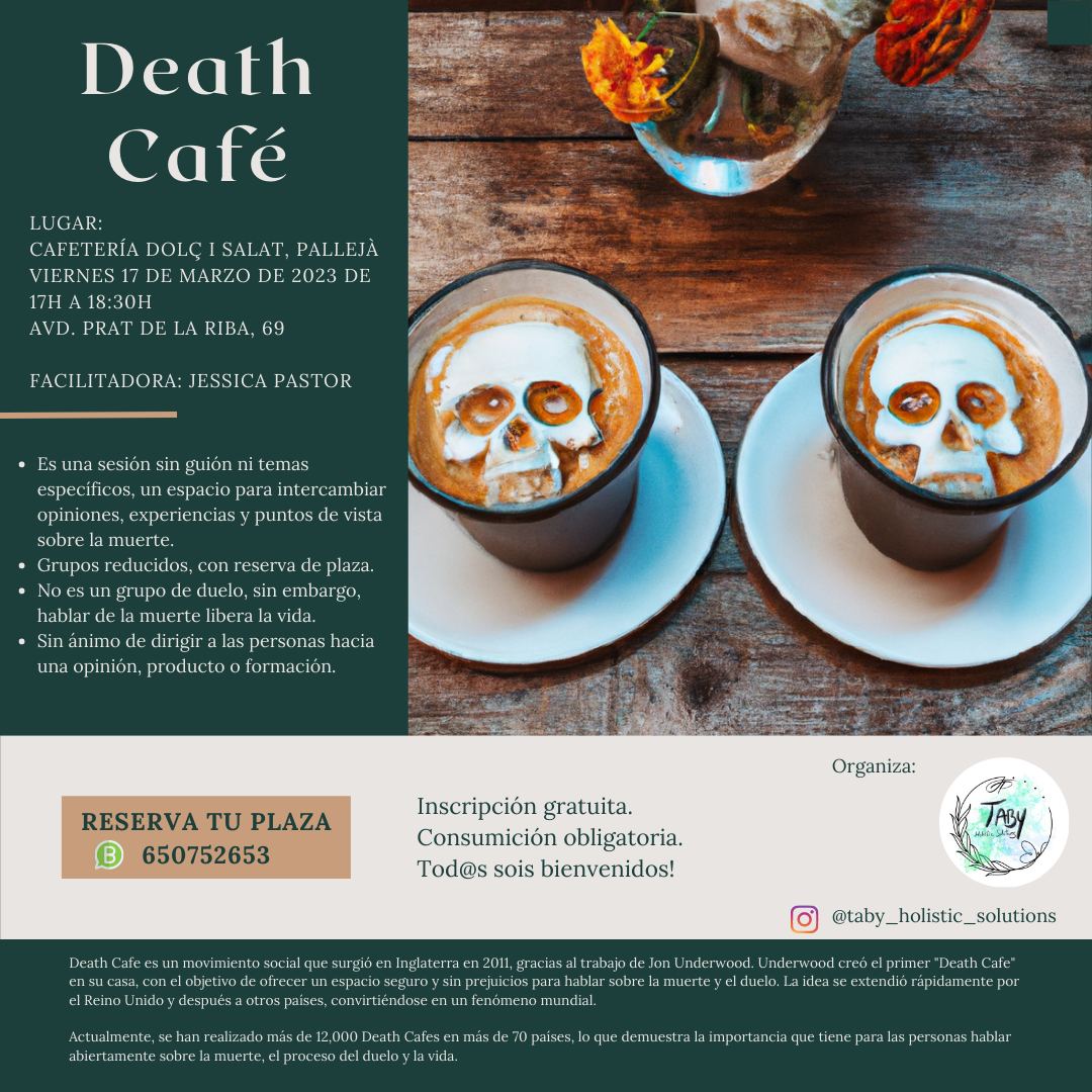 Death Cafe en español, Barcelona