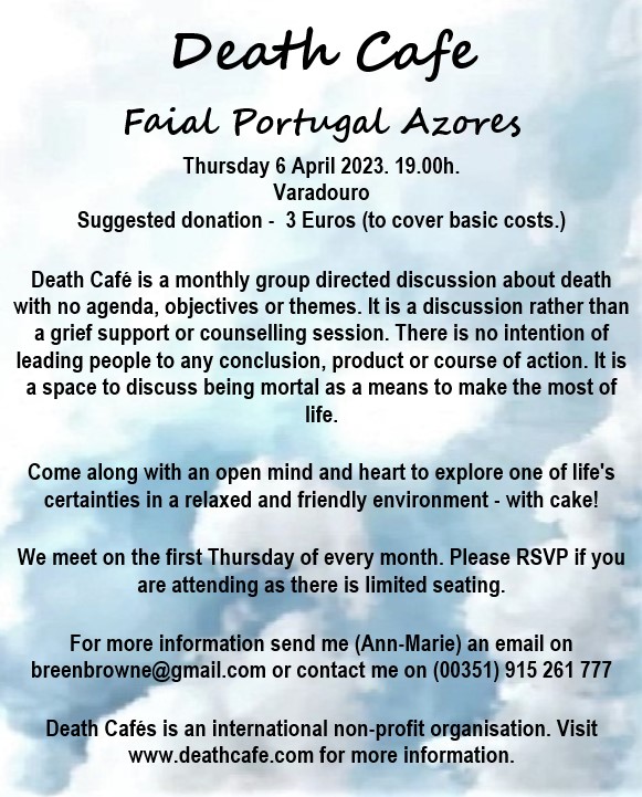 Death Cafe Faial, Azores Portugal
