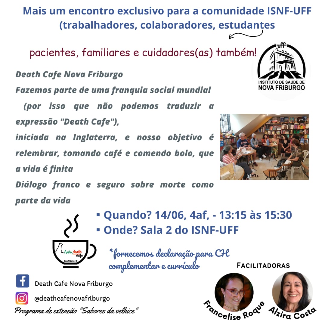 Death Cafe Nova Friburgo - Comunidade ISNF/UFF