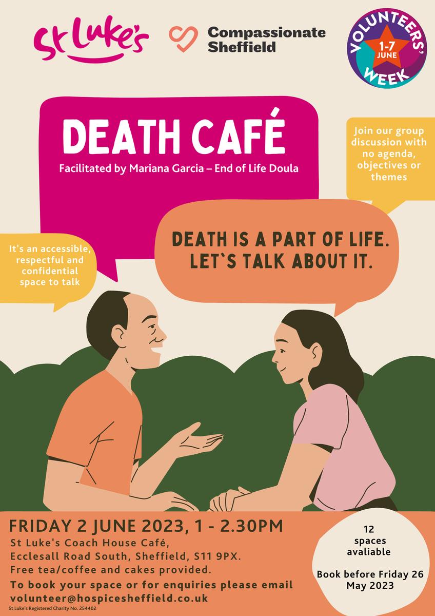 St Luke's Hospice Volunteers Death Cafe