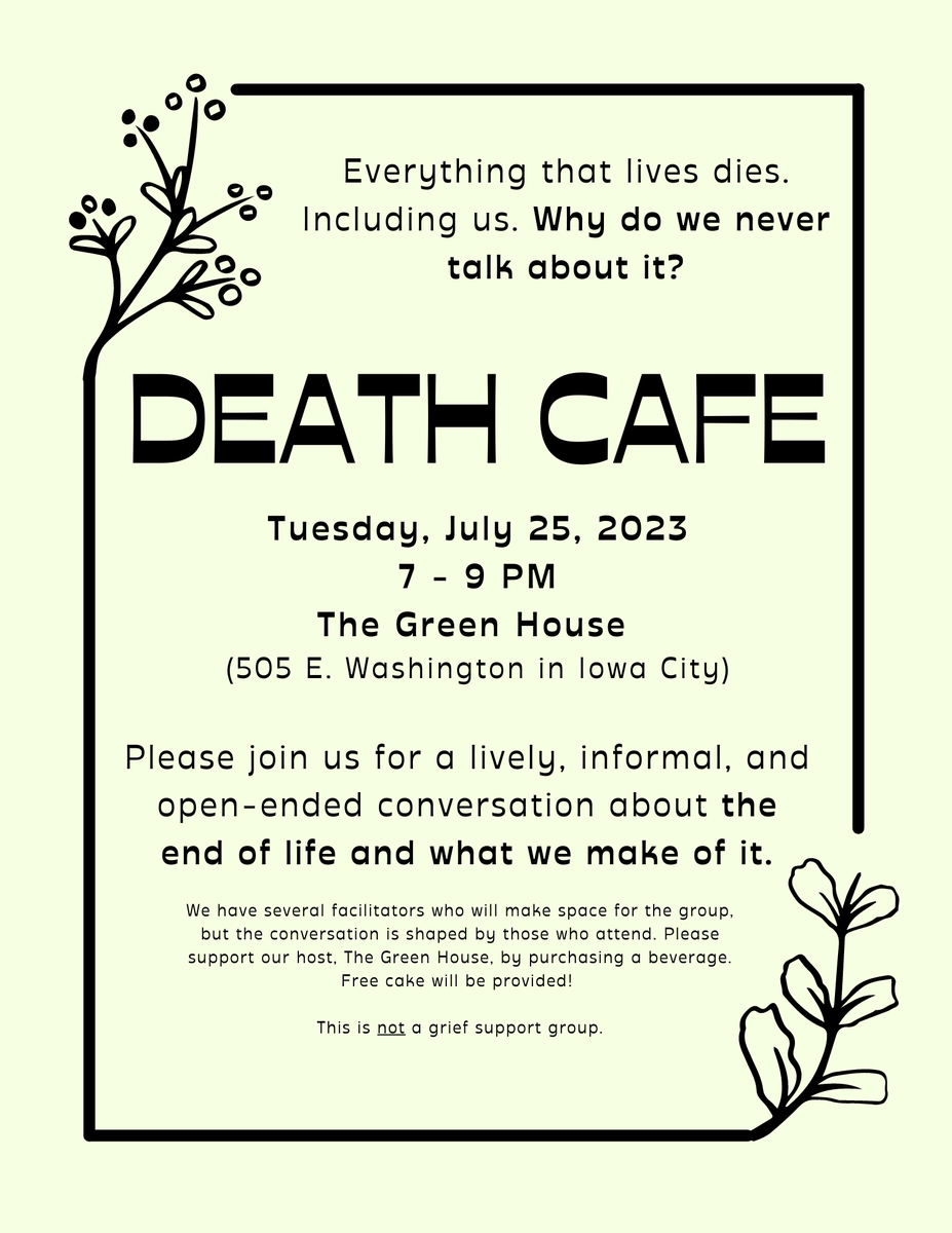 Iowa City Death Cafe