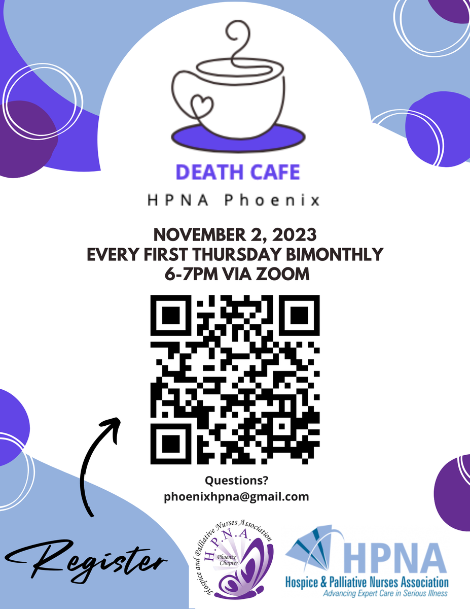 Phoenix HPNA: Online Death Cafe for Healthcare Providers MST