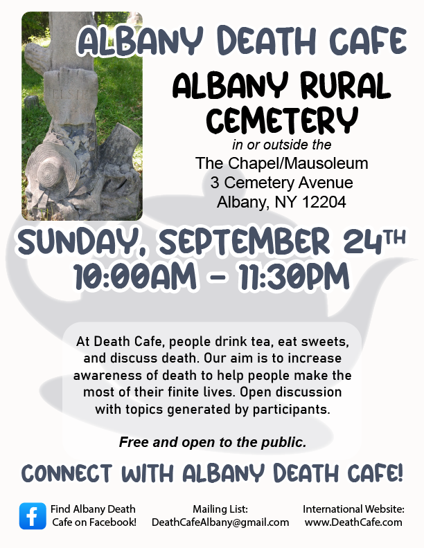 Death Cafe at Albany Rural Cemetery