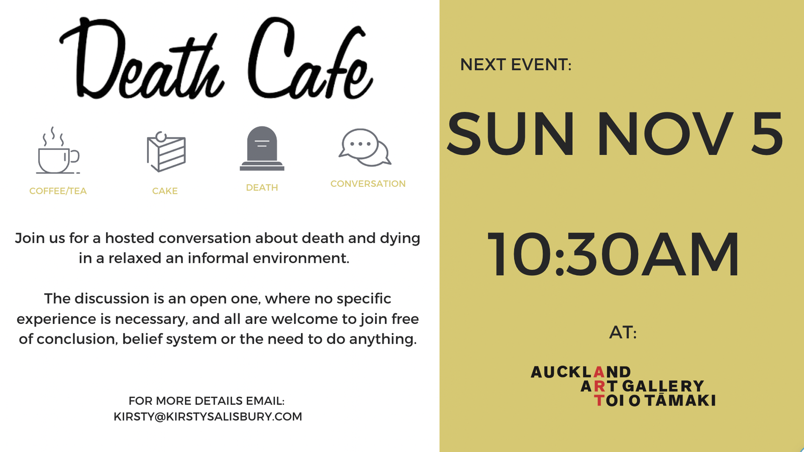 (Nov) Auckland Death Cafe