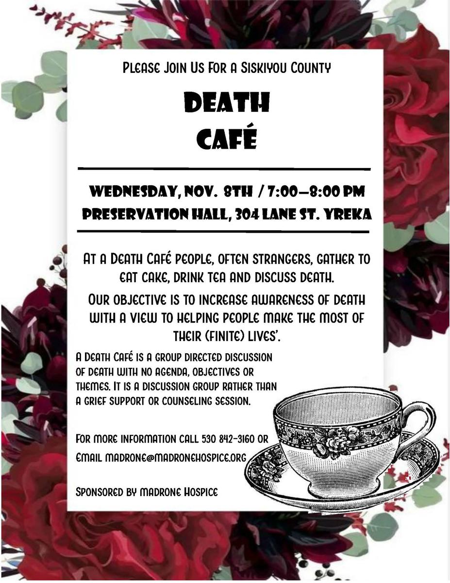 Yreka, CA Death Cafe