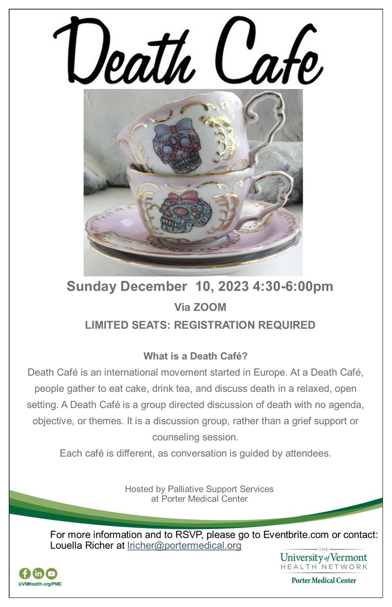 Death Cafe of Addison County, Vermont