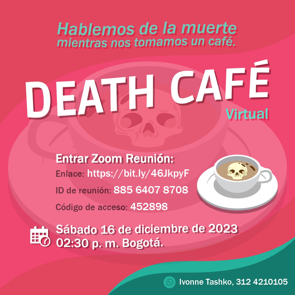 Death Cafe virtual Colombia.