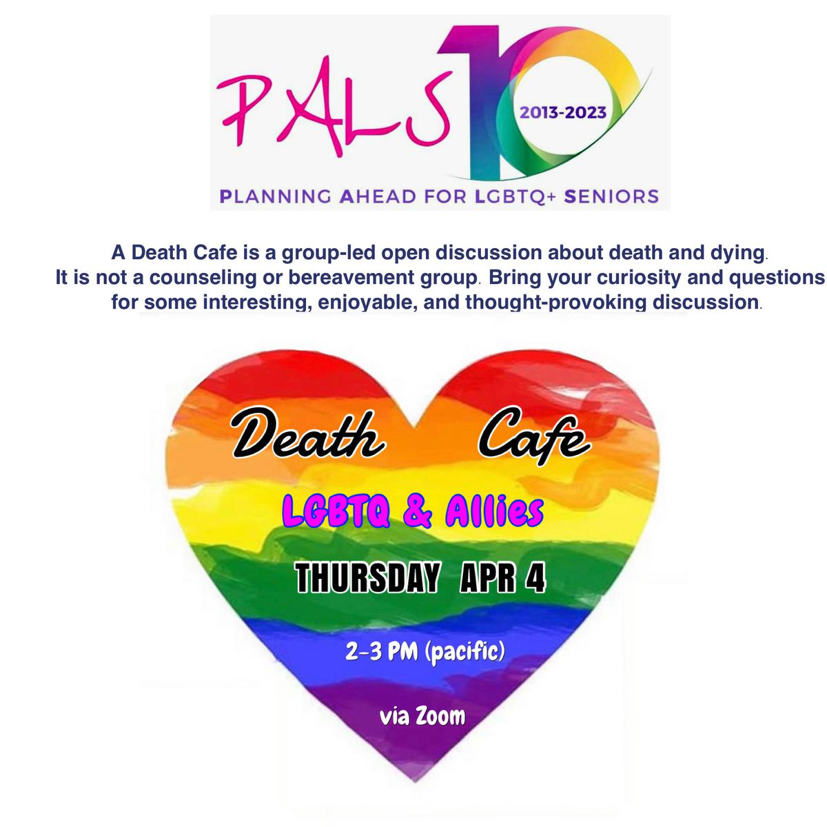 Palm Springs Death Cafe (online) PST